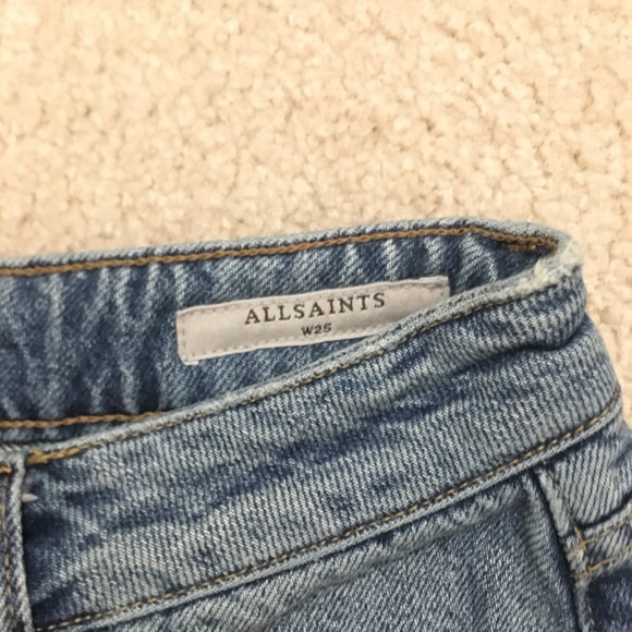 AllSaints Denim Shorts - Picture 3 of 3